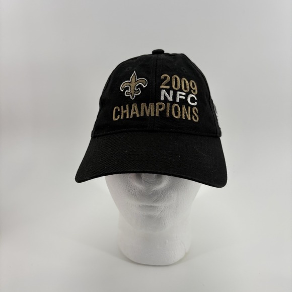 Reebok Other - New Orleans Saints 2009‎ NFC Champions Reebok Cap Black & Gold NFL Football Hat